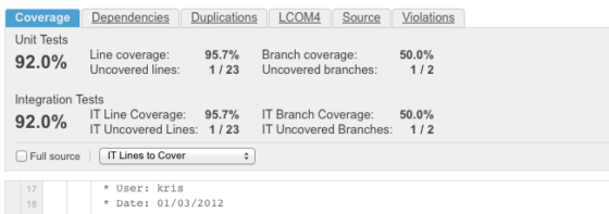 IT coverage with Arquillian Jacoco extension